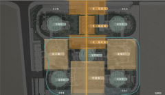一轴一环三进三院五馆社区建建群